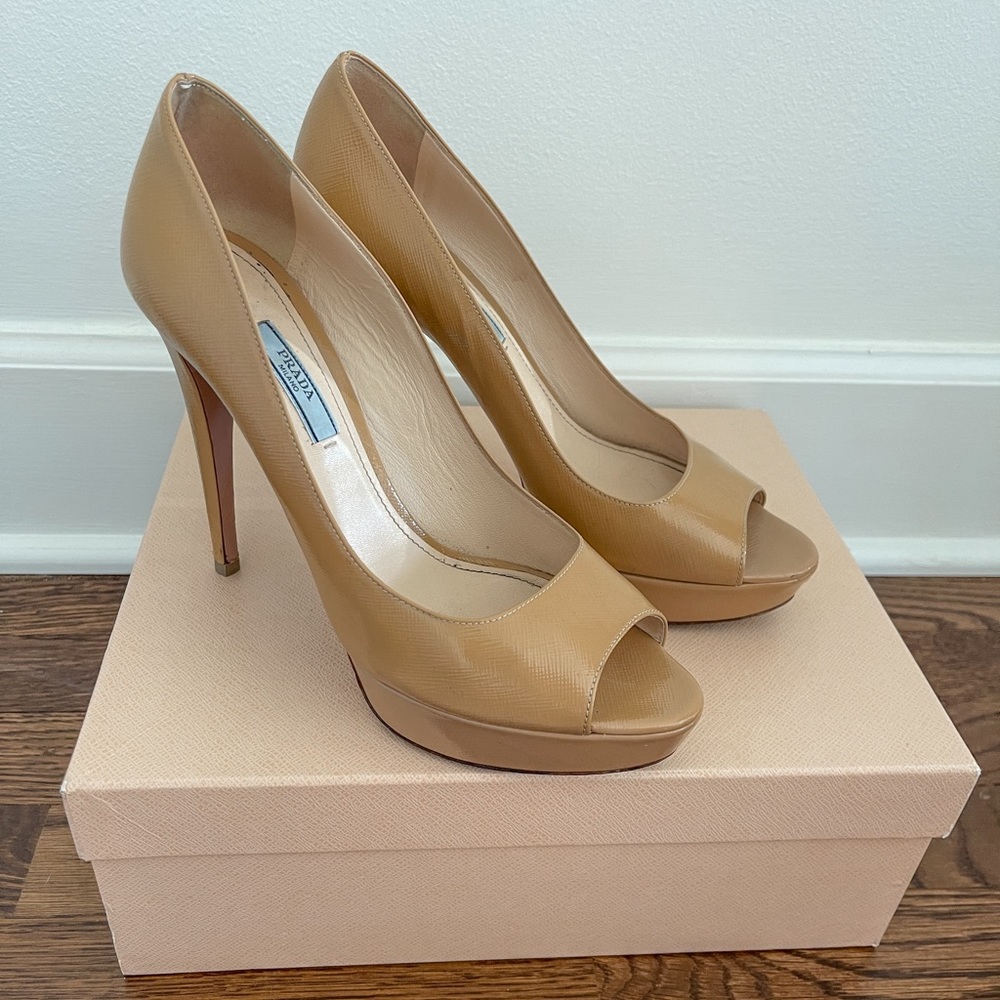 Prada Patent Leather Platform